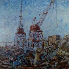 Junk_Yard-1975-oil_on_canvas-62x50