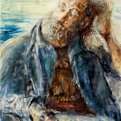Man_With_Blue_Eyes_Sitting-2001-pastel_on_paper-30x22