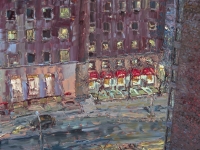 <em>Rogers on Bloor</em>, 2007, oil on canvas, 72 x 48 inches