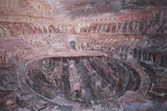 <em>Colosseum</em>, 2009, oil on canvas, 48 x 72 inches