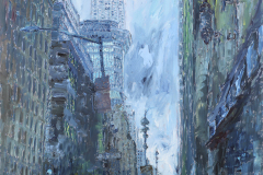 Lexington at East 48, 2010, oil on canvas, 72 x 48 inches