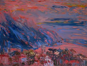 <em>Ravello</em>, 1992, oil on canvas, 27 x 36 inches